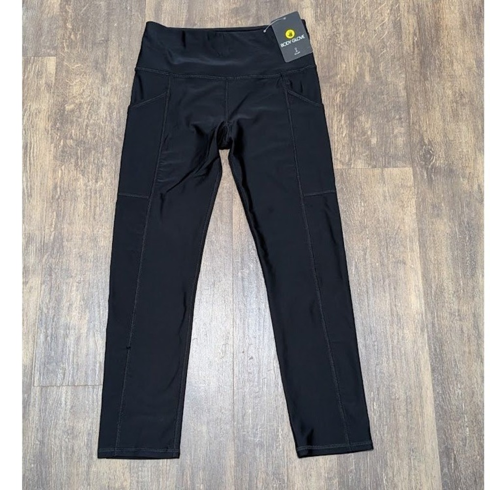 Body Glove Vigor Capri Leggings Women's XS Black UPF 50 Swim Activewear NWT
